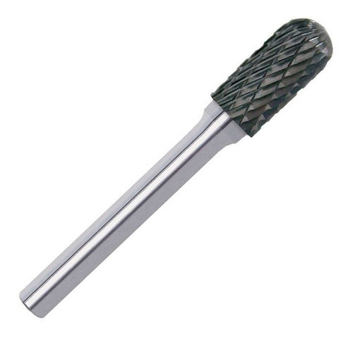 Lima Rotativa Cilíndrica Com Raio Metal Duro 16mm X 25