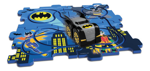 Bladez Toyz Pista Curva Motorizado Dc Batman Playset 30x28cm