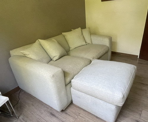 Sofá Cama Rosen 2 Cuerpos + Puff Para Los Pies (Usado)