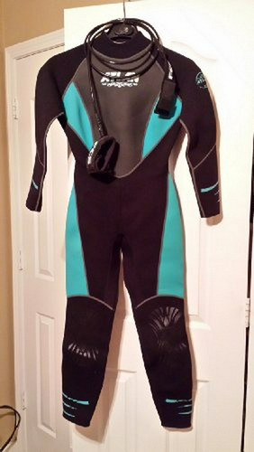 Buceo Traje De Neopreno Atlan Storm Custom 3-2mm Jump Suit S