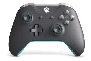 Control Inalambrico De Xbox One, Color Gris Y Azul