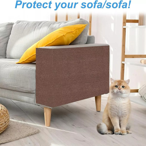Tapete Rascador Autoadhesivo Para Gatos Diy 40 Cm X 200 Cm