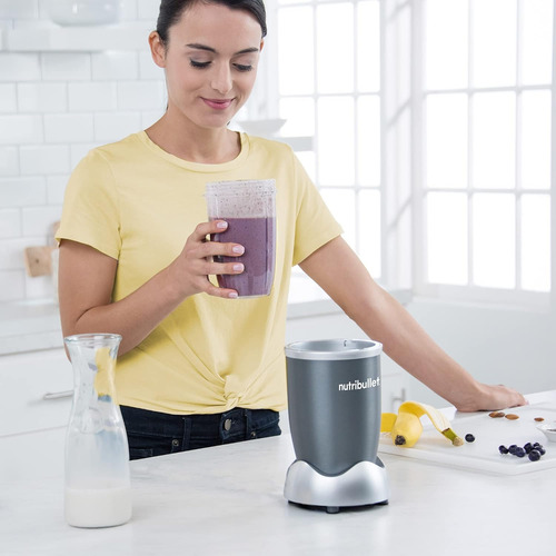 Nutribullet Licuadora Personal 6pcs Color Gris Vaso Extra