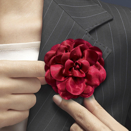 Broche De Flores, Pinza For El Pelo Con Flores, Ramillete