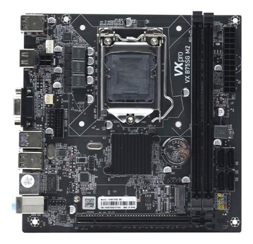 Placa-mãe Vxpro Vxb75sgm2 Chipset B75 Lga1155 Mini-itx Ddr3