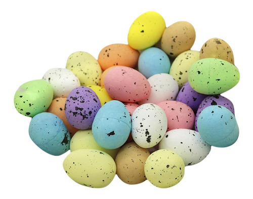 30 Piezas De Espuma Mezclada Huevos De Pascua Simulación