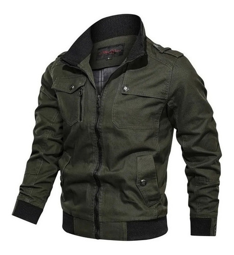 Chaqueta Cortavientos De Aviador Táctico Casual