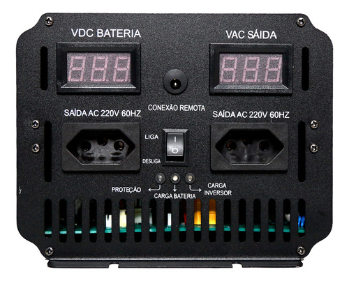 Inversor Tensão Carregador Bateria 6000w Pico 12/220v Flach
