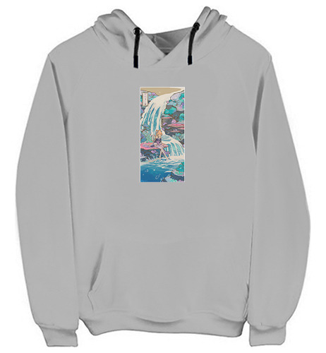 Sudadera Capucha Gr8  Cascada Anime A097