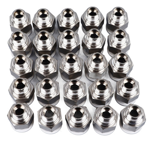 25 Piezas De Tubo Neumático Con Conector Rápido A Prueba De