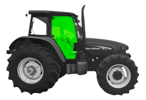 Vidro Lateral Direito Fixo Trator New Holland Tm/tl/ts