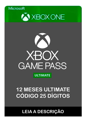 Xbox Game Pass Ultimate 12 Meses Digital