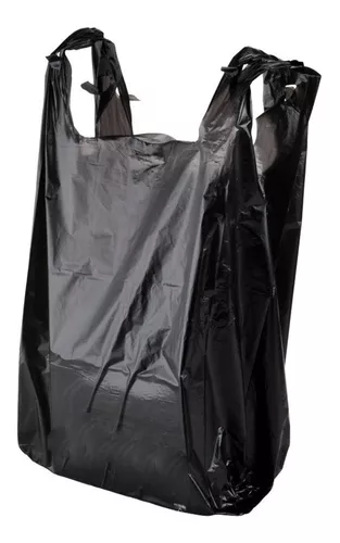 Lot45 Bolsas de plástico al por menor con asas – 100 bolsas de plástico  negro para mercancía a granel de 12 x 15 pulgadas