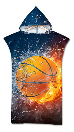 (6#mold)printed Hooded Beach Towel Quick Dry Swimming Pool P