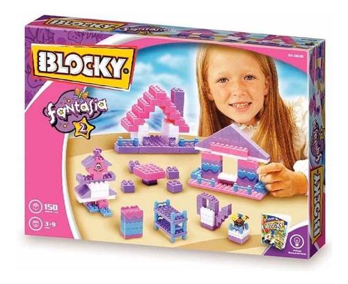 Ladrillitos Blocky Fantasía Nena Kit 150 Piezas