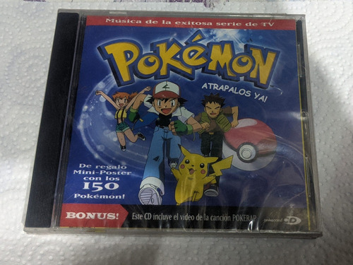 Pokémon Cd Original Cerrado Serie Tv