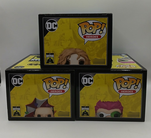 Funko Pop Catwoman 528 Penguin 529 Y Riddler 530 Héroes (Usado)