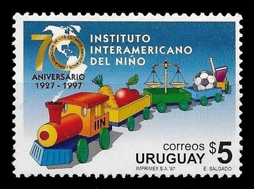 Uruguay 1997 - Instituto Del Niño - Mint - Yv 1644