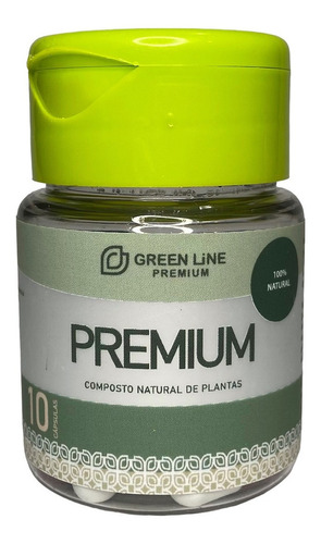 Suplemento em cápsula Green Line Premium  óleo de coco Green Line Premium em pote de 60g 10 un