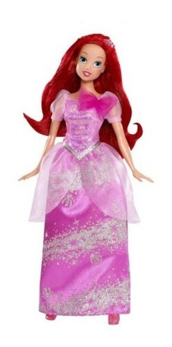 Ariel Vestido Color Rosa La Sirenita (Usado)