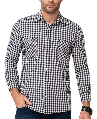 Camisa Juan Negro Para Hombre Croydon