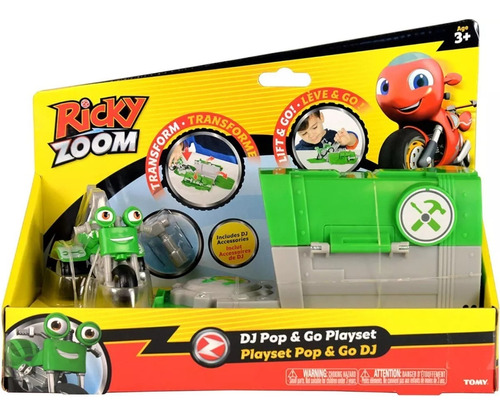 Juguete Ricky Zoom Dj Pop & Go Playset