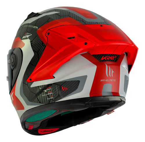 Casco Integral Mt Kre+ Carbon Homologado Fim Plan Fas Motos