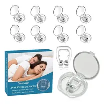 Comprar 8 Piezas Clip Nasal Antironquidos Magnético; Brinda Apoyo Para Detener Ronquidos; Dispositivo Dilatador Nasal Para Facilitar La Respiración; Silicona Para Dormir Cómodo Y En Pareja O Familia