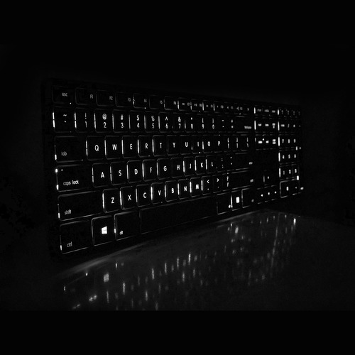 Imagen 6 de 10 de Teclado Inalámbrico Retroiluminado Pc/windows Ingles/ Matias