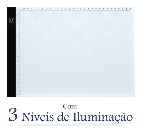 Mesa De Luz Led P/ Desenho E Transposição A4 Profissional