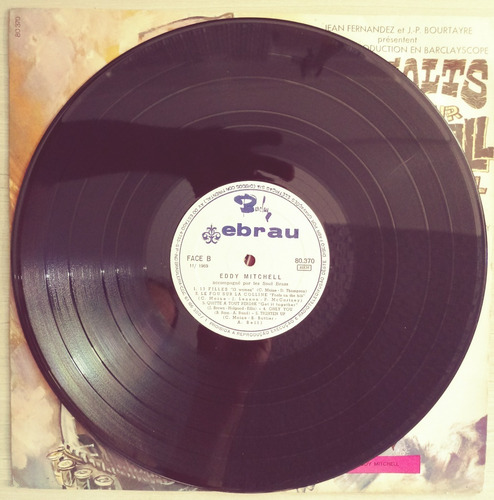 Lp Eddy Mitchell - 7 Colts Pour Schomll - Vinil Raro (Usado)