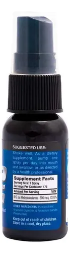 Pure Advantage Spray Líquido De Metilcobalamina De Vitamina B12, 1 Fl. Oz.
