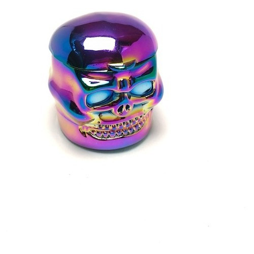 Picador Grinder Molinillo Calavera Tornasolado 3 Partes