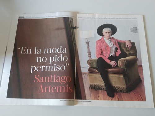 Santiago Artemis Revista Viva Clarin 22-04-2018 Dictadura (Usado)