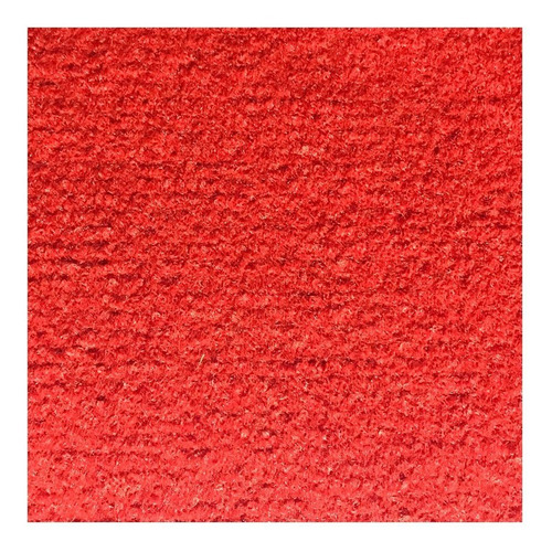 Imagen 1 de 8 de Alfombra Boucle Punzonada Tapizmel Rojo Ancho 2mts Soul