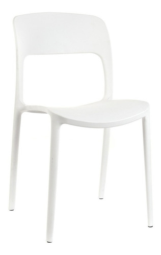 Imagen 2 de 7 de Pack De 4 Sillas De Comedor Nina Apilable Reforzada