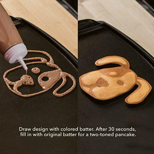 Whiskware Pancake Art Kit With Batter Mixer 2 Pancake Shaper