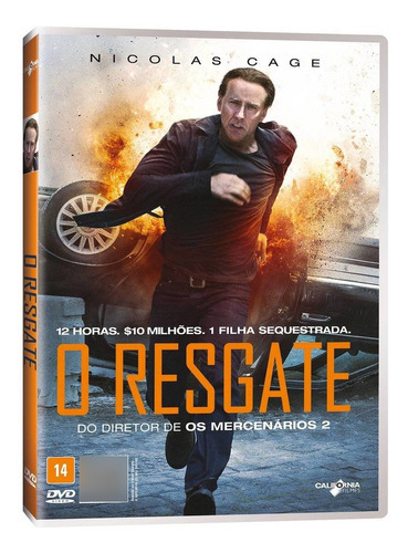 Dvd O Resgate Nicolas Cage Lacrado