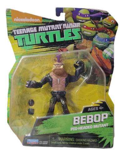 Figura Acción Tortugas Ninja Bebop Pig Headed Nickelodeon 