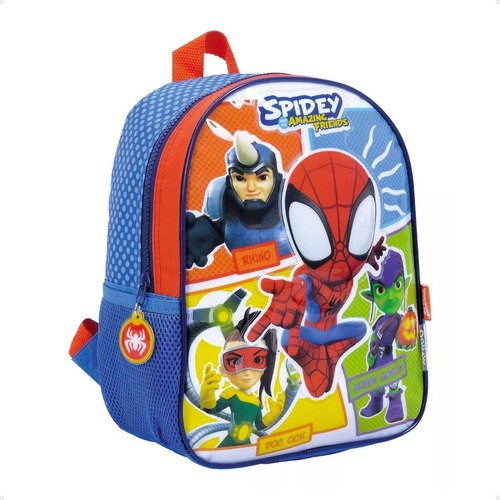 Mochila Spidey Villanos Original Escolar Infantil 32x25 Cm