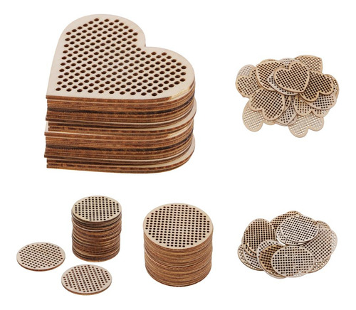 40pcs Rodajas De Círculos Discos De Rebanada Naturales