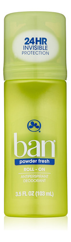 Desodorante Antitranspirante Ban Roll-on, Fresco En Polvo, .
