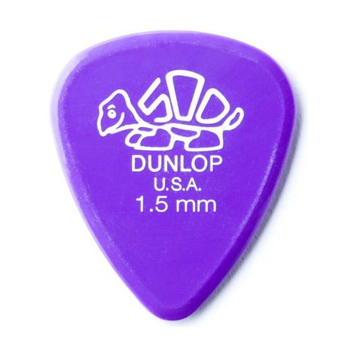 Palheta Dunlop Delrin 1.5 Guitarra Baixo Violão (pct 6)