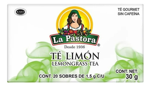 10 Pza Té De Limón La Pastora 20 Sobres De 1.5 G C/u