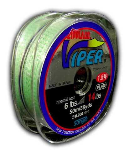 Linha Multi Filamentos Applaud Viper 6-14lbs 0.200mm - 50m
