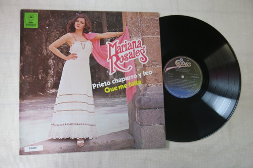 Vinyl Vinilo Lp Acetato Mariana Rosales Prieto Chaparro Y Fe
