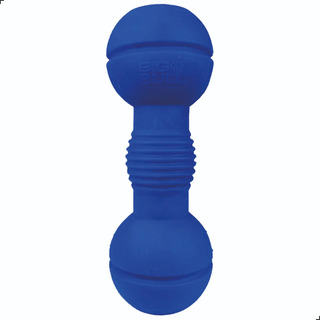 Brinquedo Mordedor Resistente para Cachorro Big Bull Pet Borracha Maciça Azul