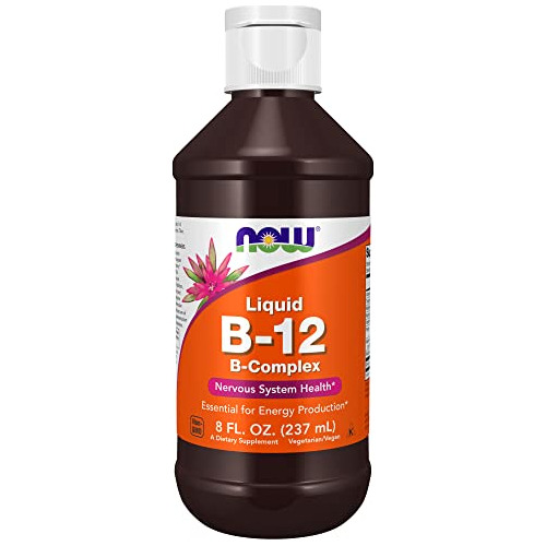 Ahora Suplementos, Vitamina B-12 Complejo Líquido, Gz2cq