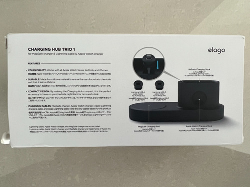 Charging Pad Para Iphone, Apple Watch, Airpods, 3 En 1 (Usado)