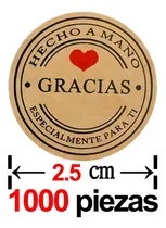 Comprar 1000 Piezas Pegatina Gracias Para Regalos Mercancías Flore